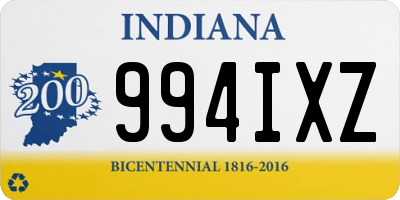 IN license plate 994IXZ