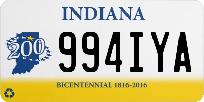 IN license plate 994IYA