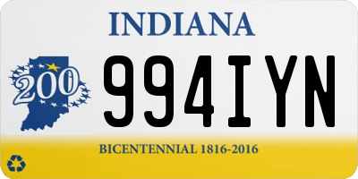 IN license plate 994IYN