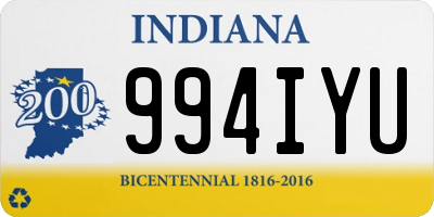 IN license plate 994IYU