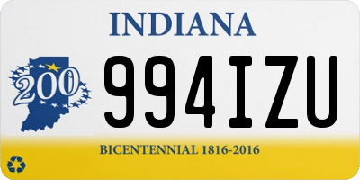 IN license plate 994IZU