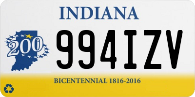 IN license plate 994IZV