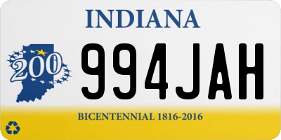 IN license plate 994JAH