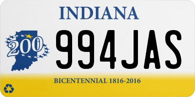 IN license plate 994JAS