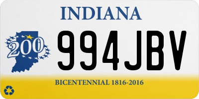 IN license plate 994JBV