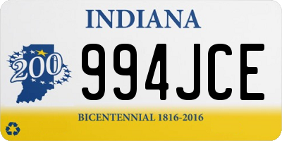 IN license plate 994JCE