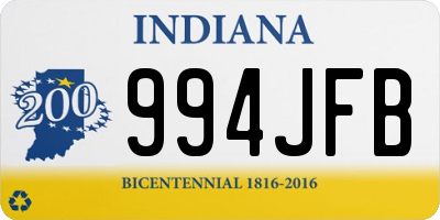 IN license plate 994JFB