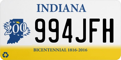 IN license plate 994JFH