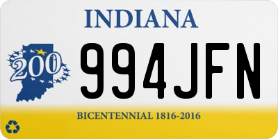 IN license plate 994JFN