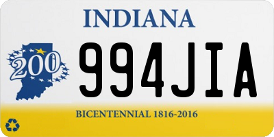 IN license plate 994JIA