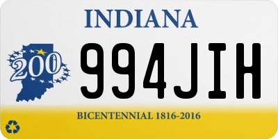 IN license plate 994JIH