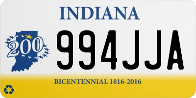 IN license plate 994JJA