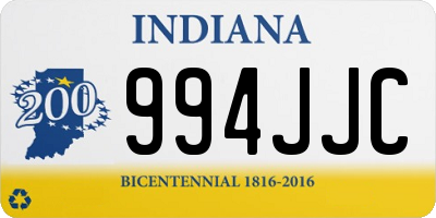 IN license plate 994JJC