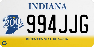 IN license plate 994JJG