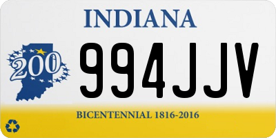 IN license plate 994JJV