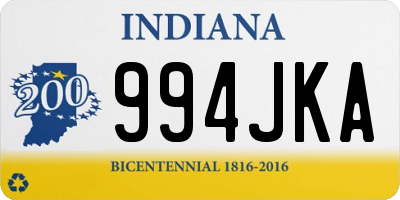 IN license plate 994JKA