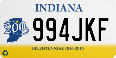 IN license plate 994JKF