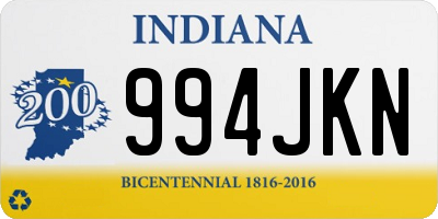 IN license plate 994JKN