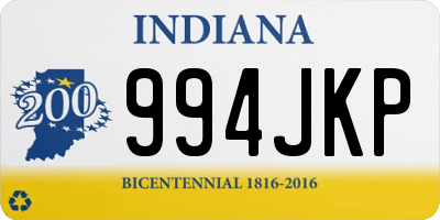 IN license plate 994JKP