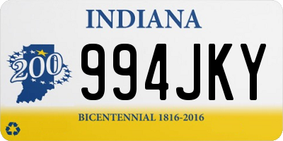 IN license plate 994JKY