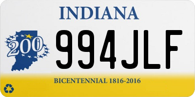 IN license plate 994JLF