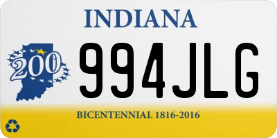 IN license plate 994JLG