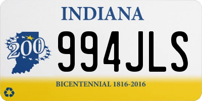 IN license plate 994JLS