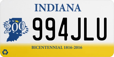 IN license plate 994JLU