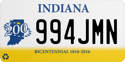 IN license plate 994JMN