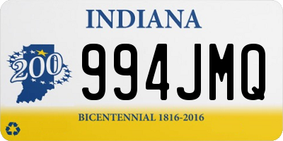 IN license plate 994JMQ