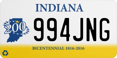 IN license plate 994JNG