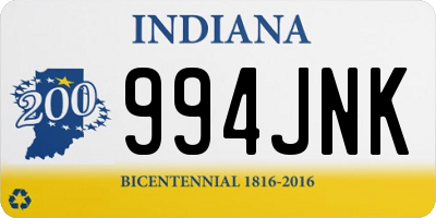 IN license plate 994JNK