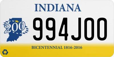 IN license plate 994JOO