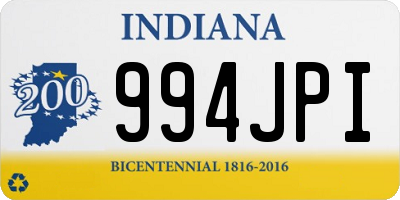 IN license plate 994JPI