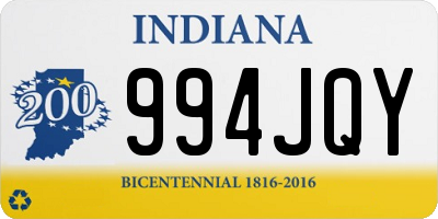 IN license plate 994JQY