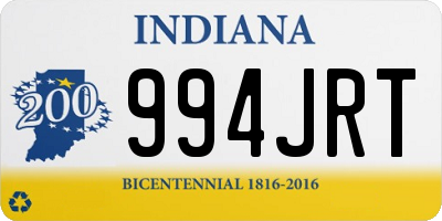 IN license plate 994JRT