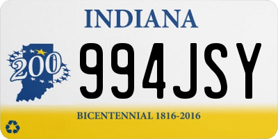 IN license plate 994JSY