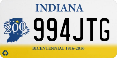 IN license plate 994JTG