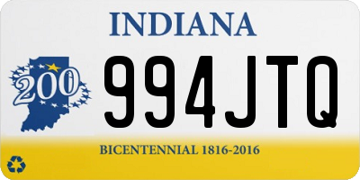 IN license plate 994JTQ