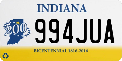 IN license plate 994JUA