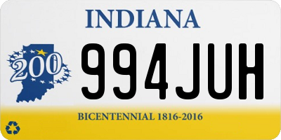 IN license plate 994JUH