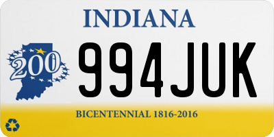 IN license plate 994JUK