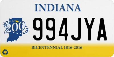 IN license plate 994JYA