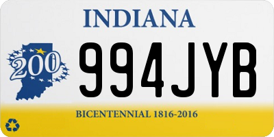 IN license plate 994JYB