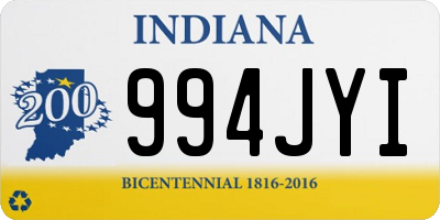 IN license plate 994JYI