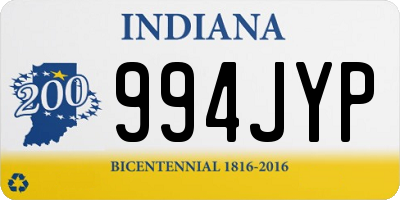 IN license plate 994JYP