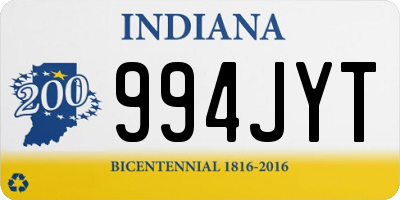 IN license plate 994JYT