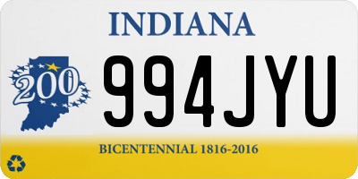 IN license plate 994JYU