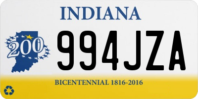 IN license plate 994JZA