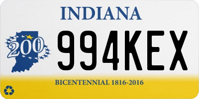 IN license plate 994KEX